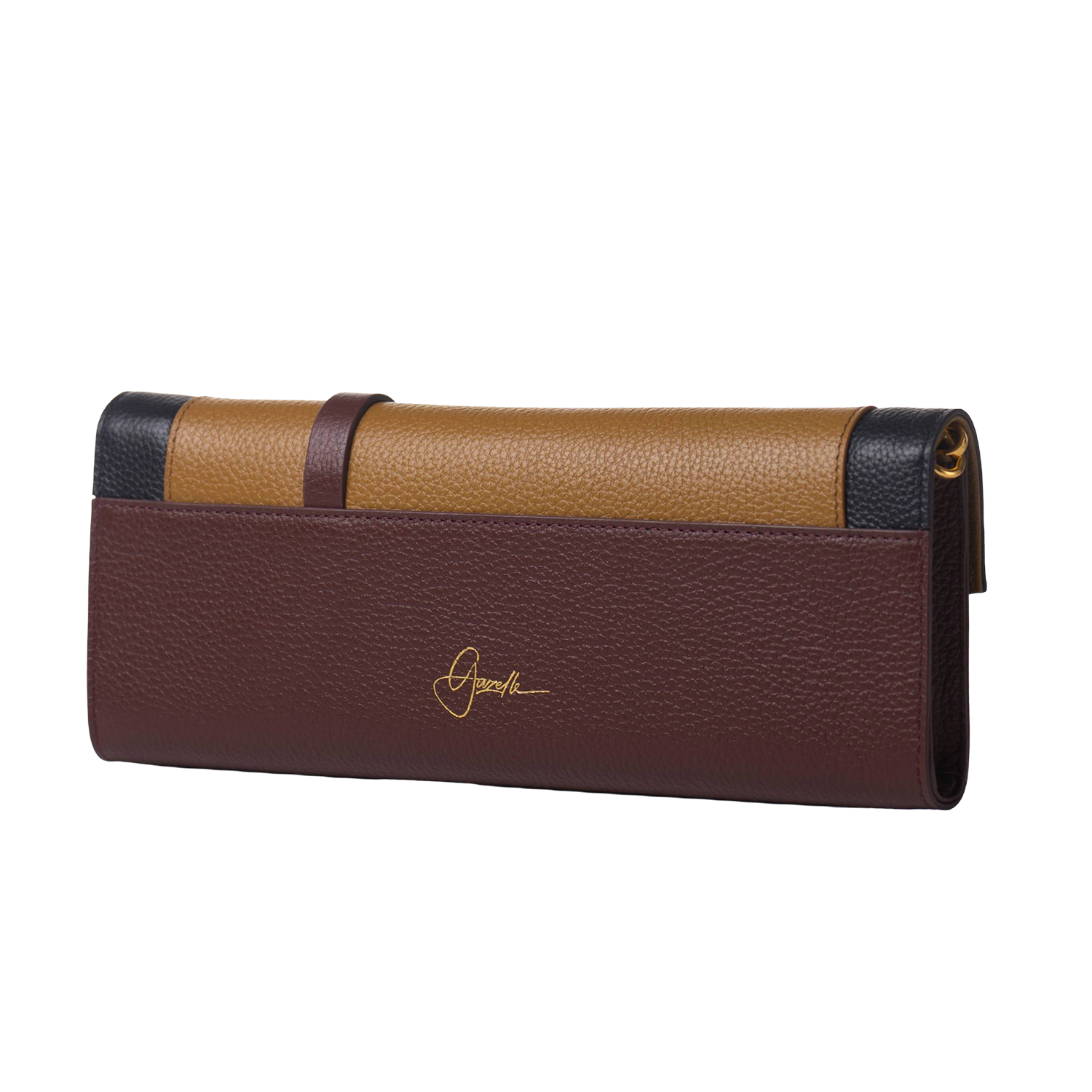 Al Jazzi Brown & Purple Clutch