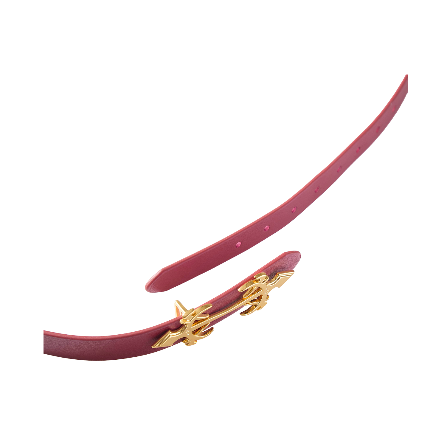 Taraf Slim Belt - Red & Pink