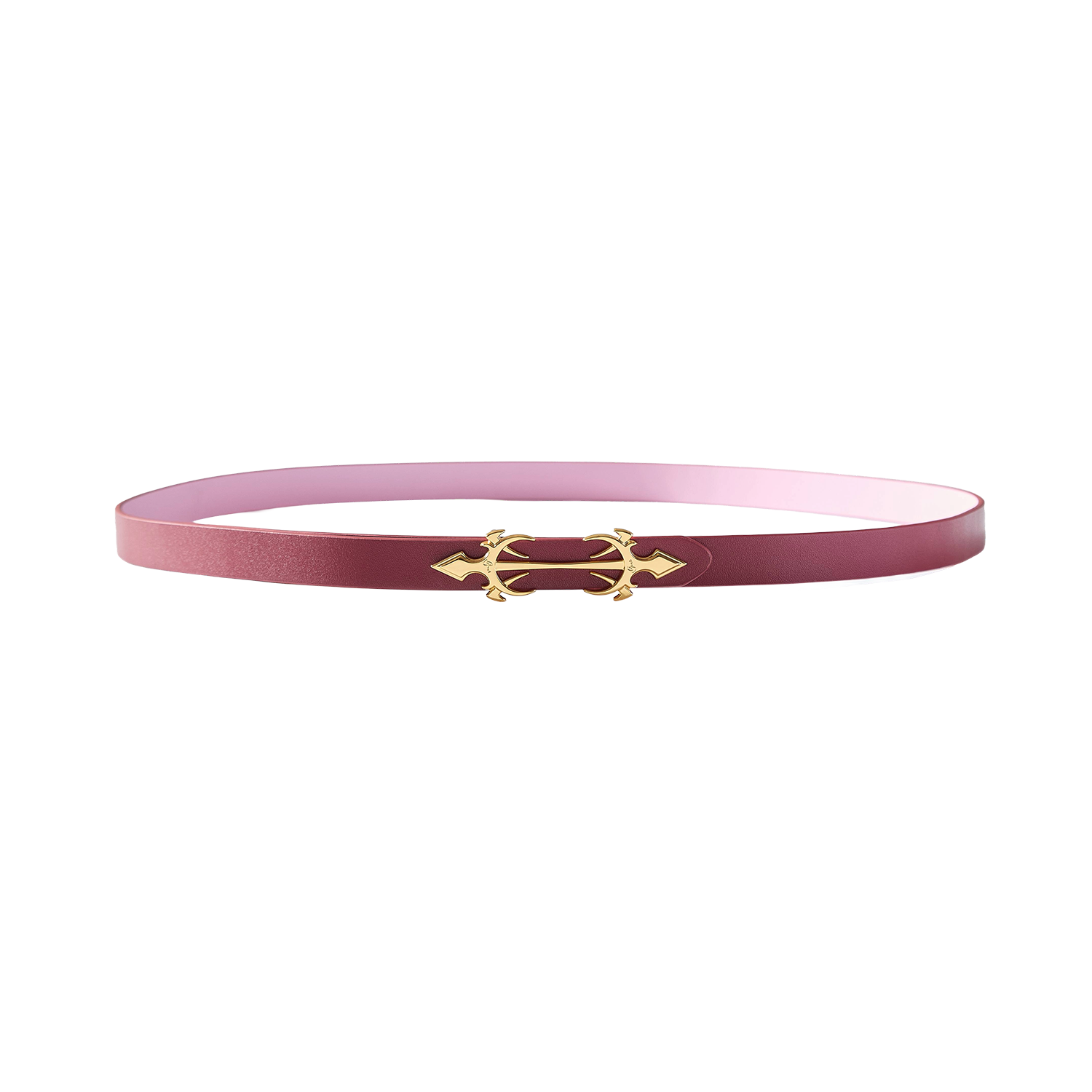 Taraf Slim Belt - Red & Pink