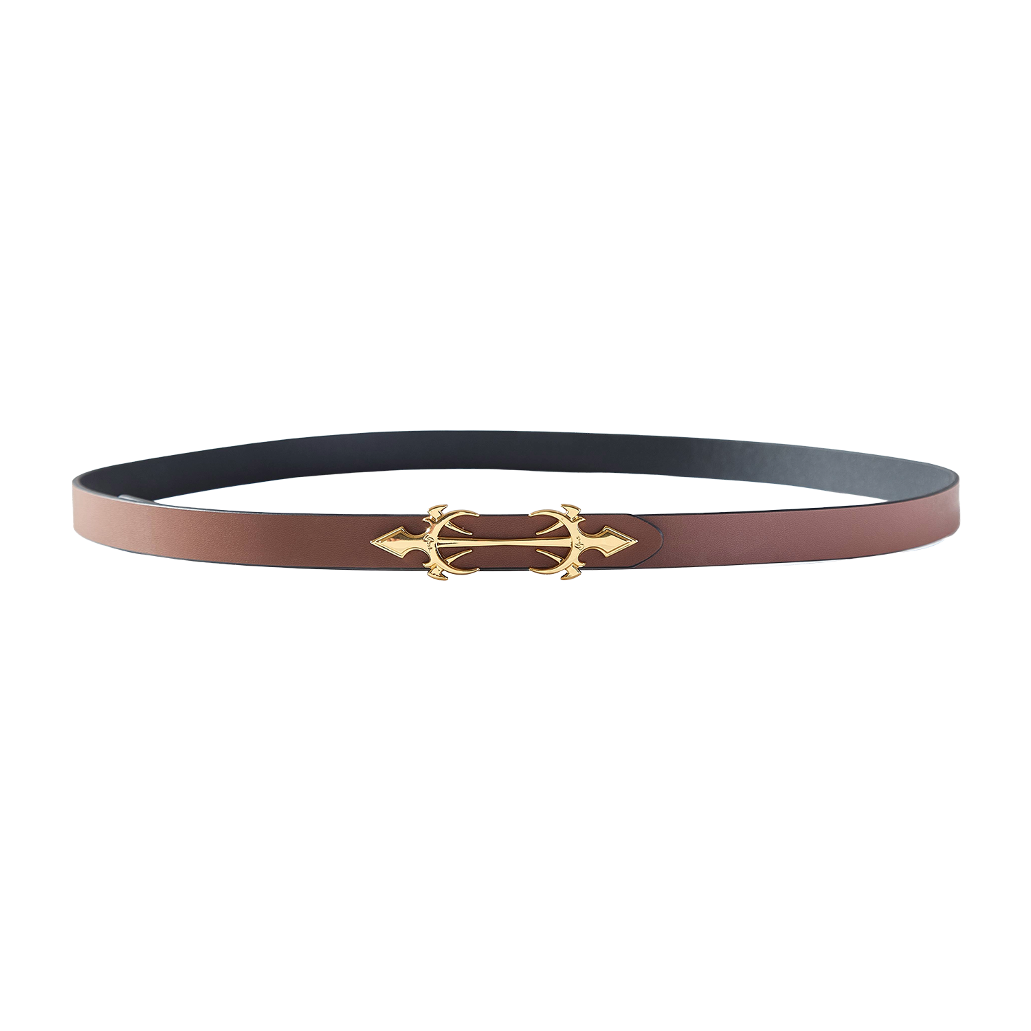 Taraf Slim Belt - Black & Brown