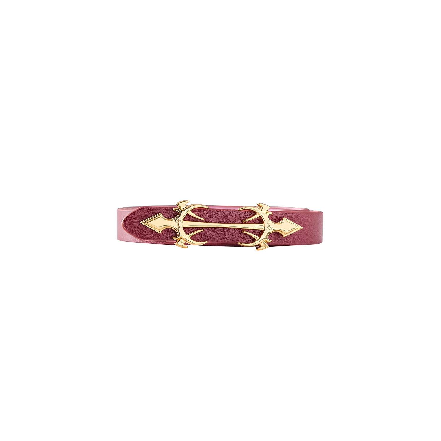 Taraf Slim Belt - Red & Pink