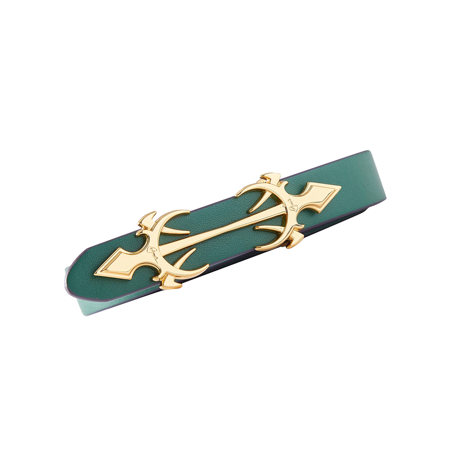 Taraf Slim Belt - Green & Purple