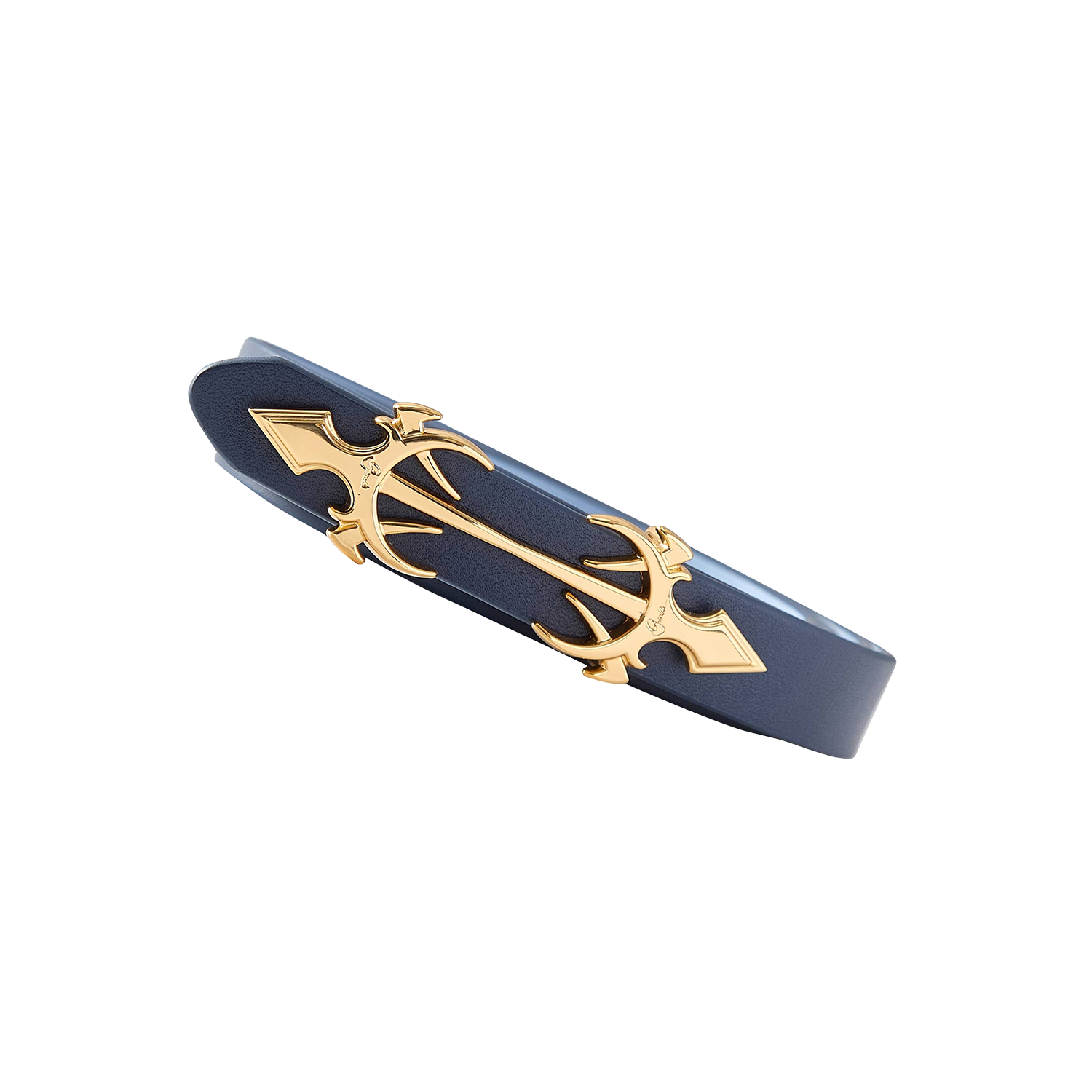 Taraf Slim Belt - Navy & Sky Blue