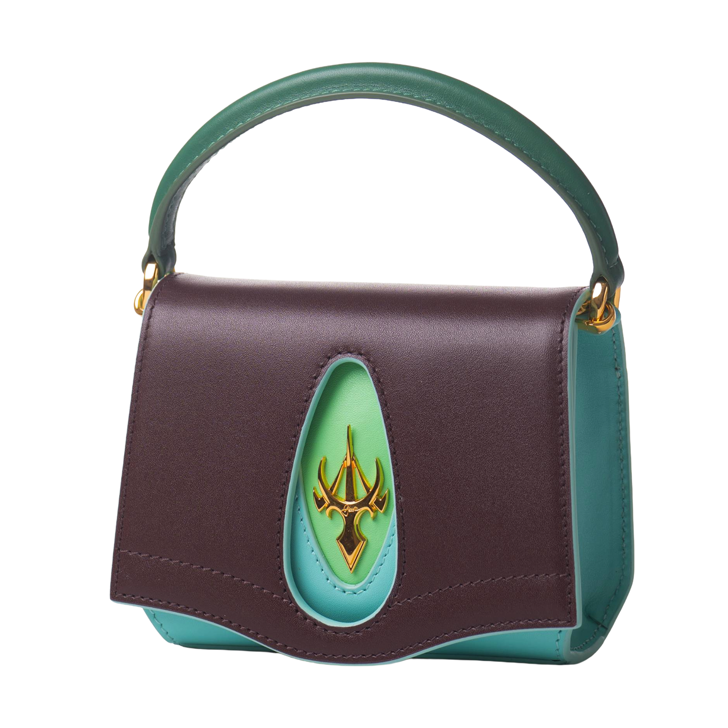 المهاة بني وأخضر بحري فاتح