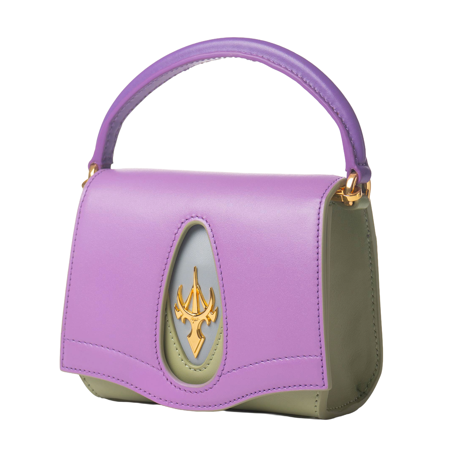 المهاة أرجواني وأخضر فاتح