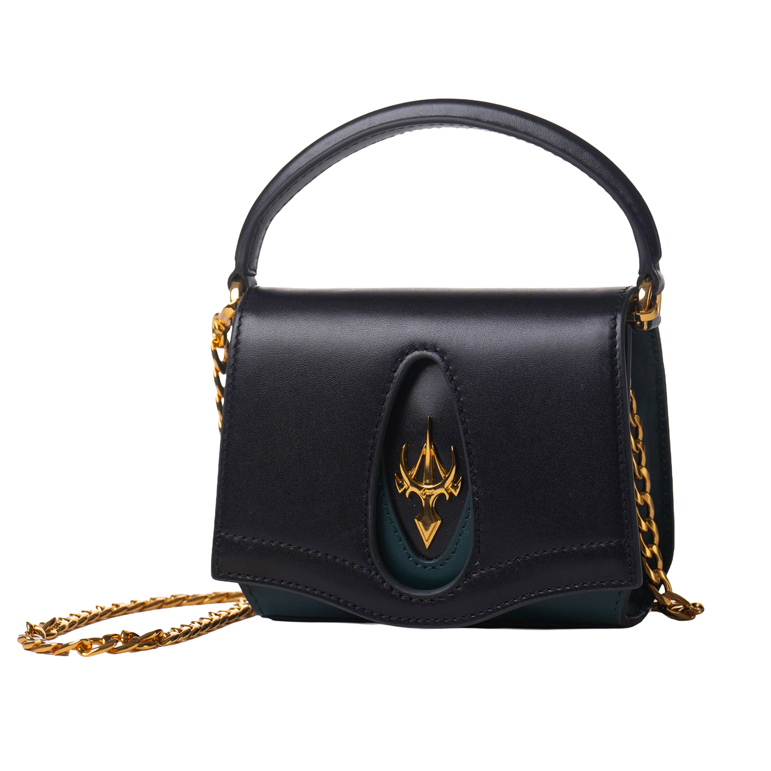 المهاة الأسود و الأخضر الملكي الداكن