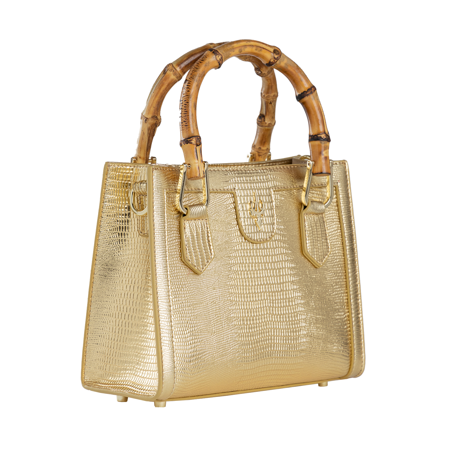 حقيبة يد صغيرة ذهبية