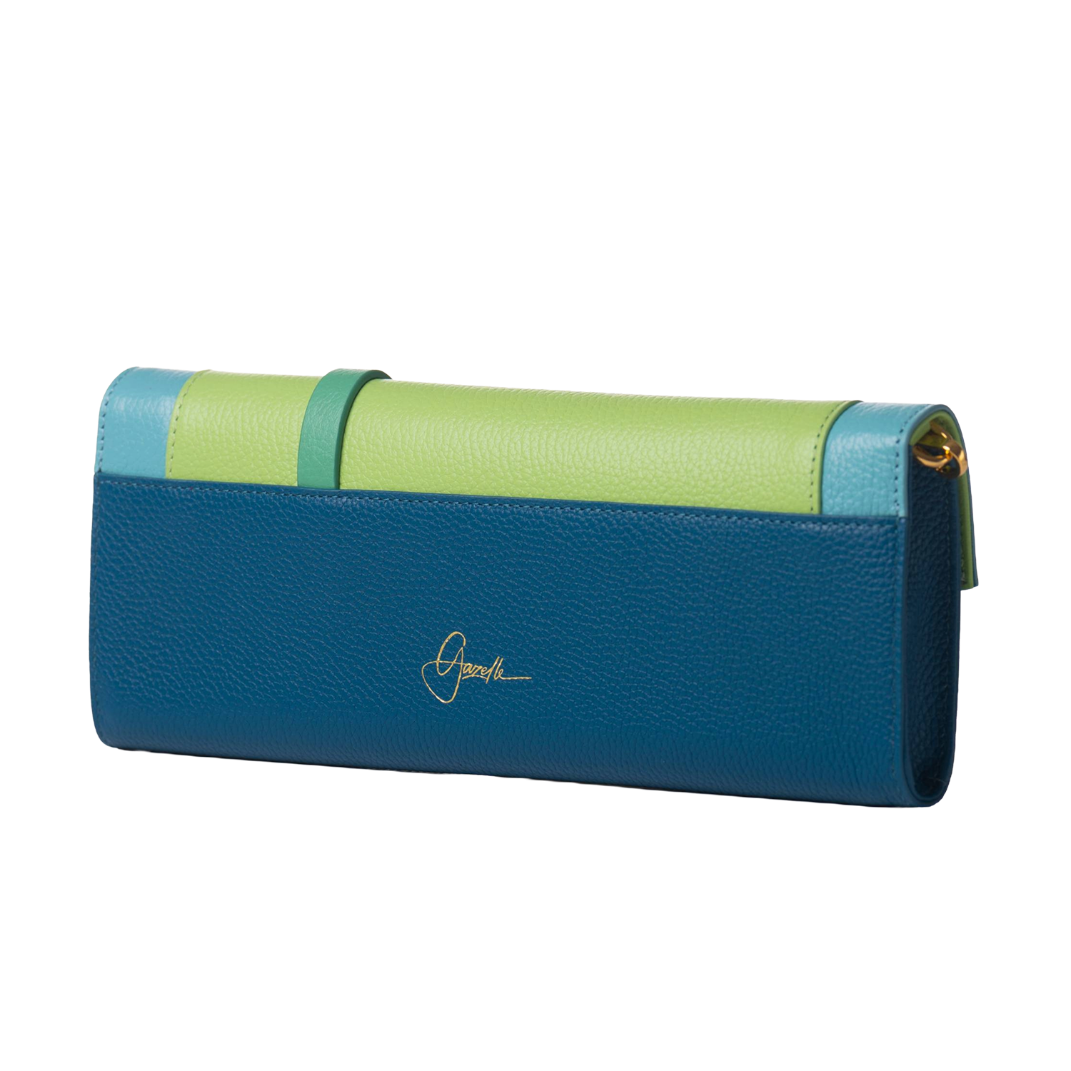 Al Jazzi Blue & Green Clutch