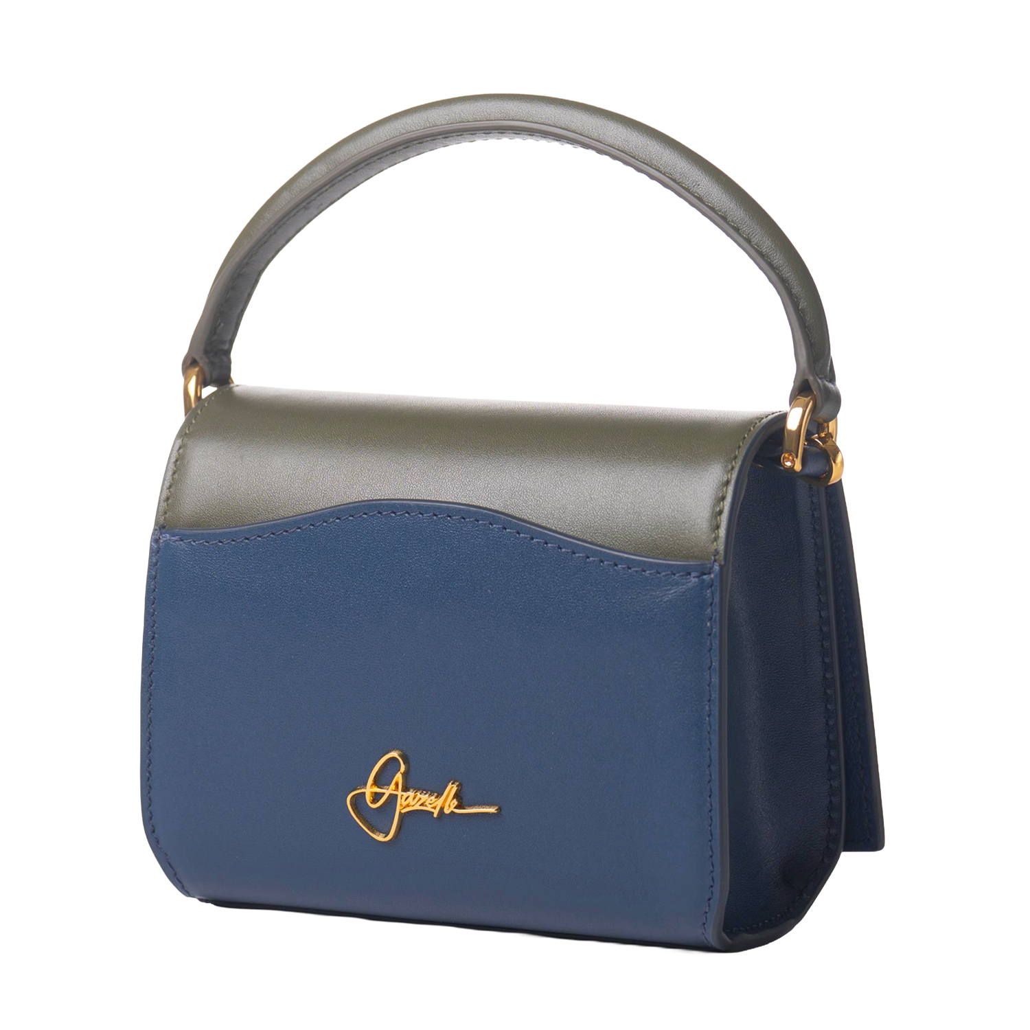 المهاة باللونين الأزرق الداكن والأخضر