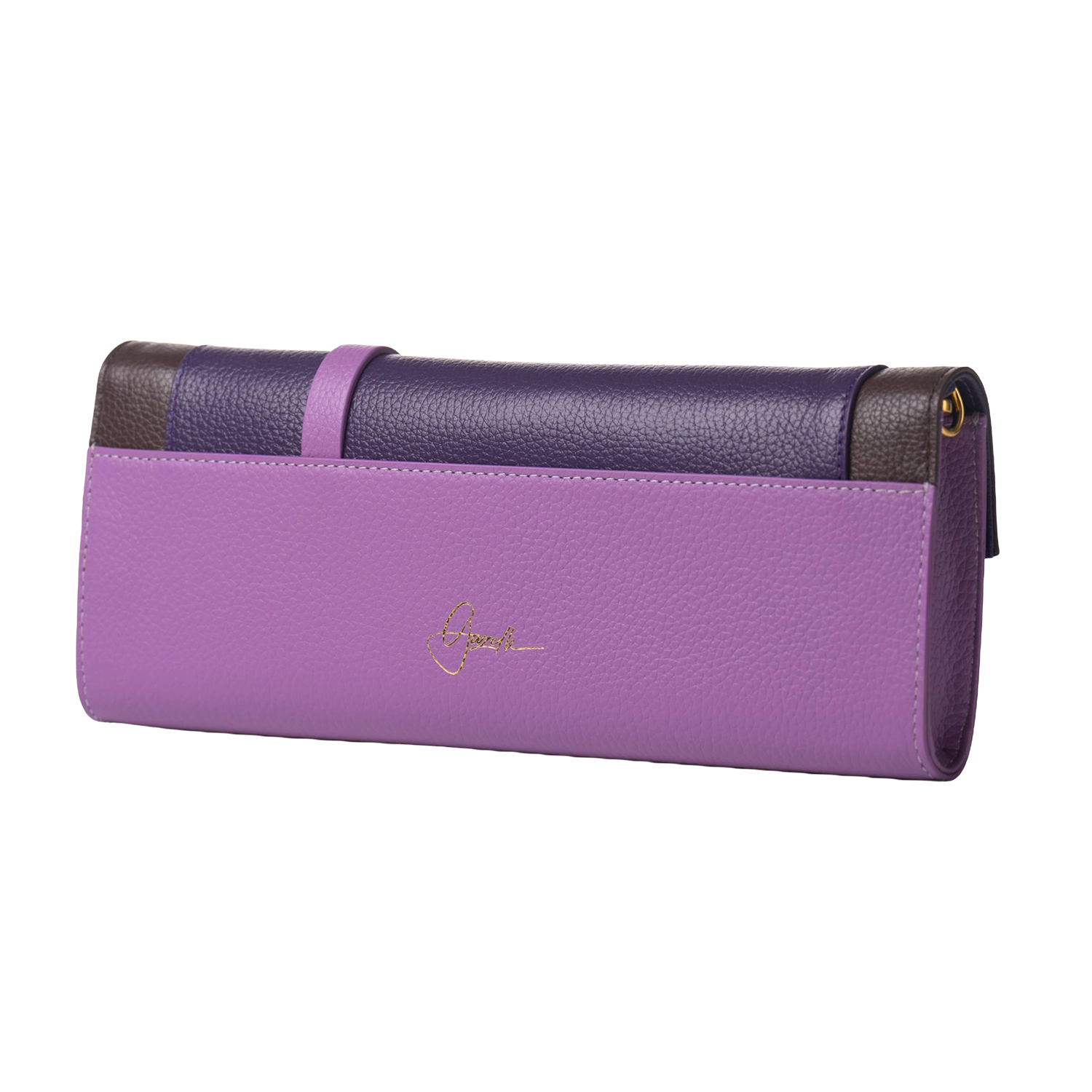 Al Jazzi Dark & Light Purple Clutch