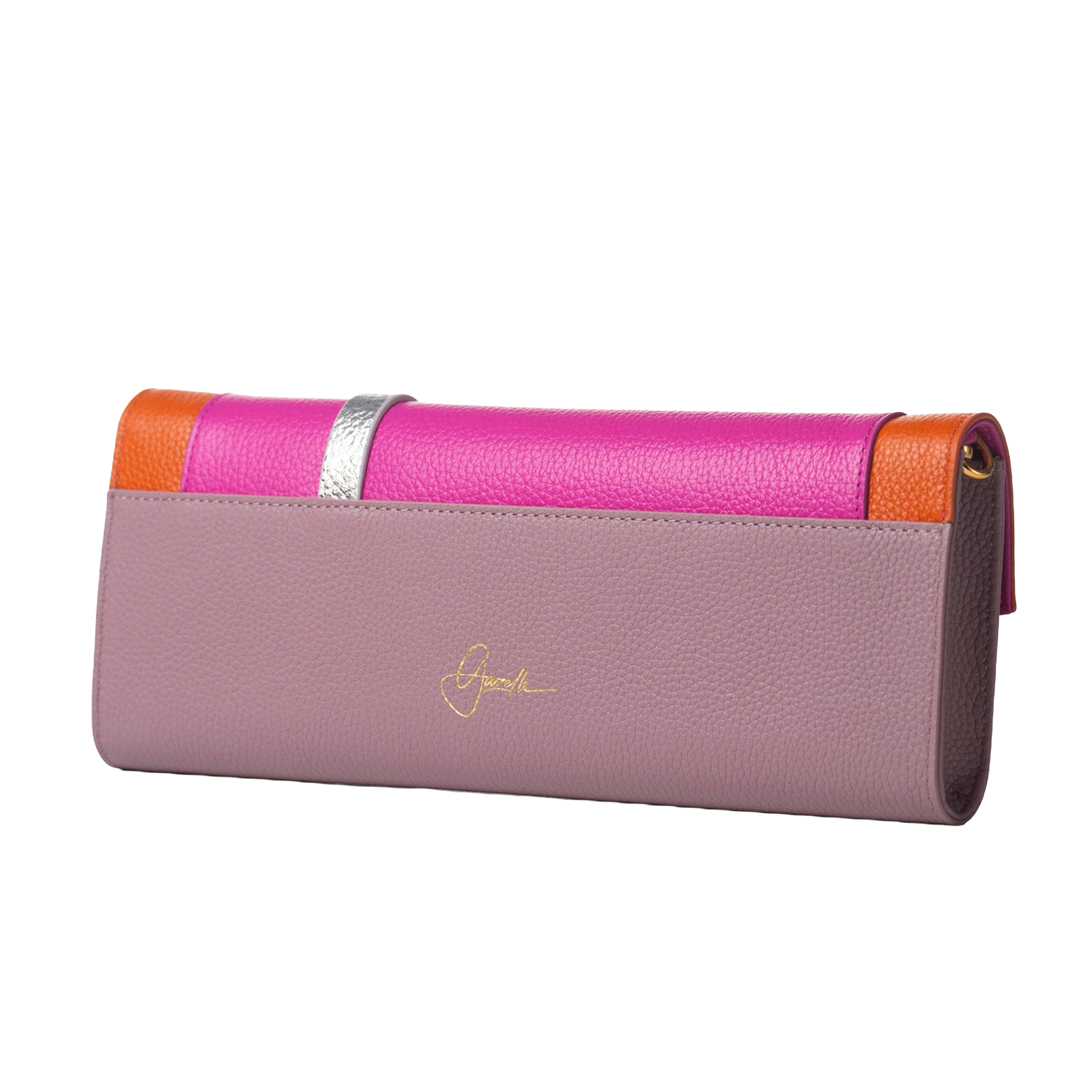 Al Jazzi Pink & Orange Clutch