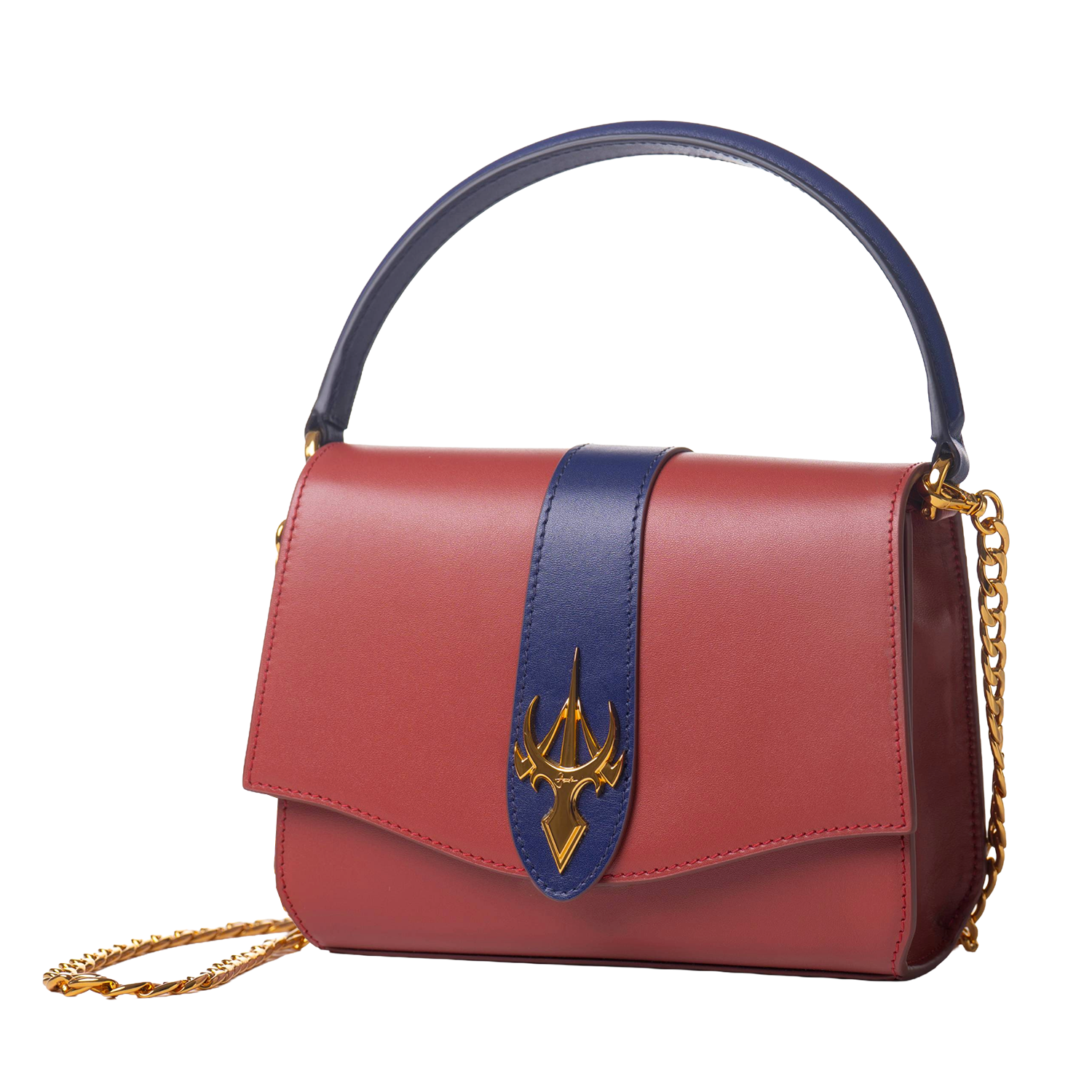 أرام برتقالي داكن وأزرق داكن