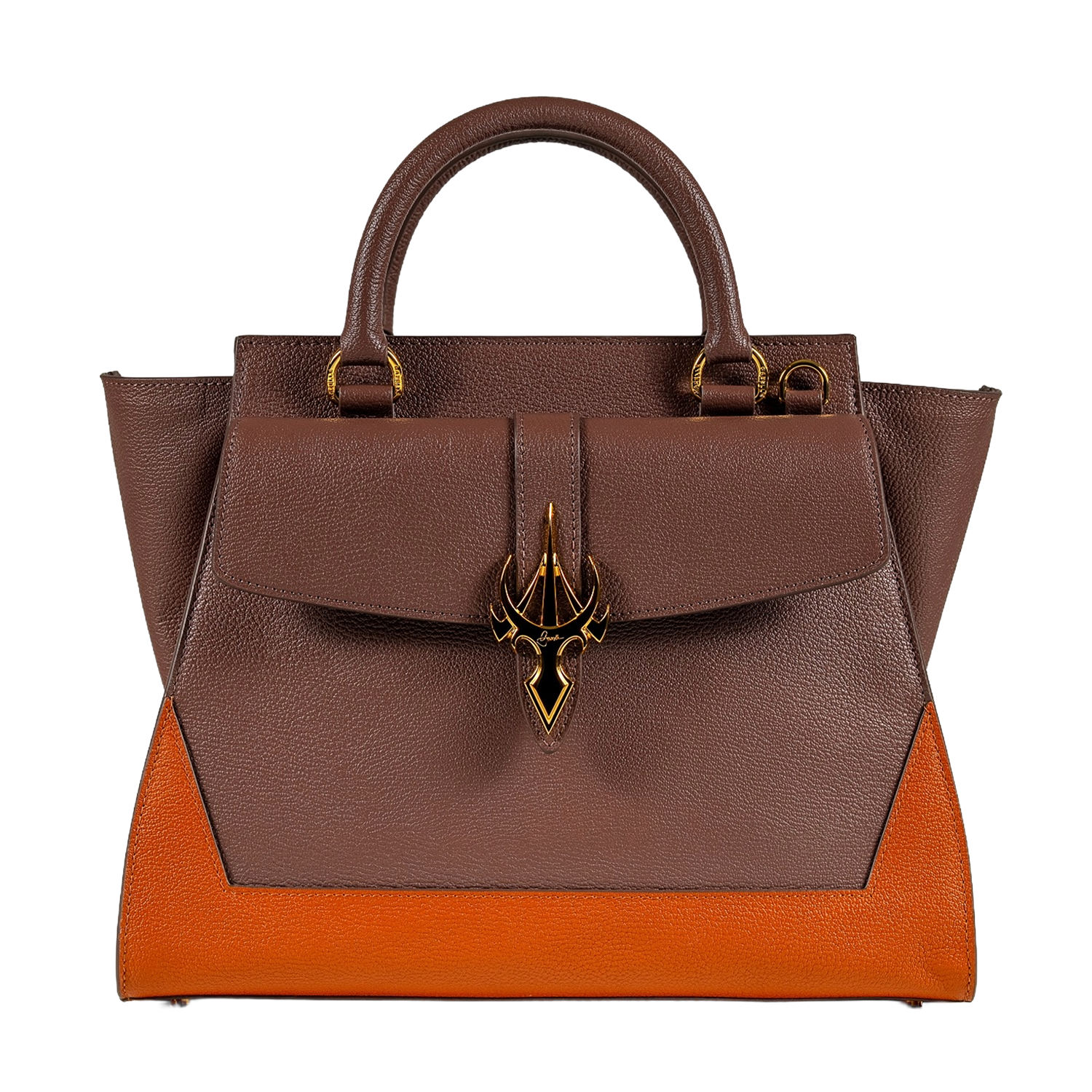 الظبي بني وبرتقالي